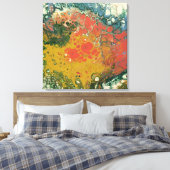 Geschmolzene Crayon Serie - Lava Flow wie Leinwanddruck (Insitu (Schlafzimmer))