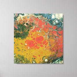 Geschmolzene Crayon Serie - Lava Flow wie Leinwanddruck