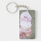 Geschmolzene Eiscreme und Girl Schlüsselanhänger (Vorderseite)