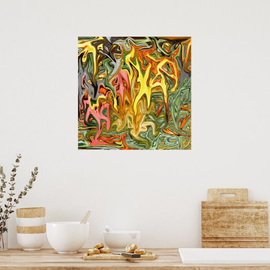 Geschmolzene Ernte... Poster (Küche)