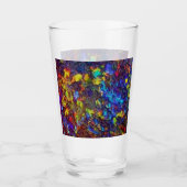 Geschmolzene farbige Welle Glas (Vorderseite)