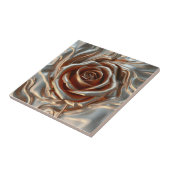 Geschmolzene flüssige metallische Kupfersilber-Ros Fliese (Seite)