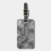 Geschmolzene Gepäckmarke 2 Seiten Gepäckanhänger (Vorderseite vertikal)