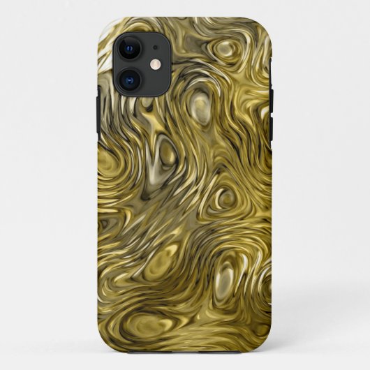 Geschmolzene "Gold"-Print-iPhone-Gehäuse Case-Mate iPhone Hülle (Rückseite)