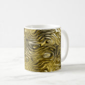 Geschmolzene "Gold"-Tasse Kaffeetasse (VorderseiteRechts)