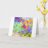 Geschmolzene Krebse Karte (Gelbe Blume)