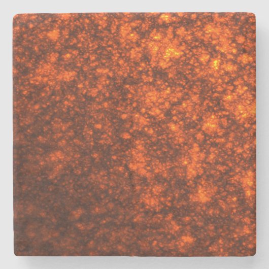 Geschmolzene Lava Steinuntersetzer (Vorderseite)