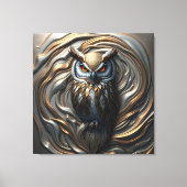 Geschmolzene Metallwurzel Gold und Silberschüssel Leinwanddruck (Vorderseite)