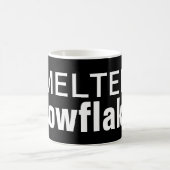 Geschmolzene Schneeflockekaffee-Tasse Kaffeetasse (Mittel)