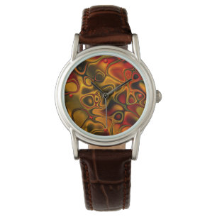 Geschmolzene Schokolade Armbanduhr