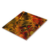 Geschmolzene Schokoladen-Fliese Fliese (Seite)