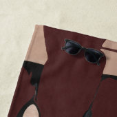 Geschmolzene Schokoladentafel Strandtuch (Beispiel)