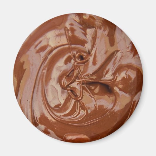 Geschmolzene Schokoladentextur Magnet (Vorne)