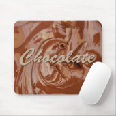 Geschmolzene Schokoladentextur Mousepad (Mit Mouse)