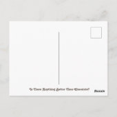 Geschmolzene Schokoladentextur Postkarte (Rückseite)