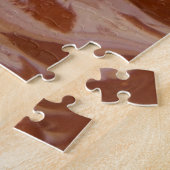 Geschmolzene Schokoladentextur Puzzle (Seite)