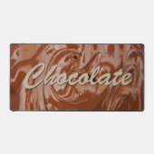 Geschmolzene Schokoladentextur Schreibtischunterlage (Vorderseite)