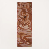 Geschmolzene Schokoladentextur Yogamatte (Vorderseite)