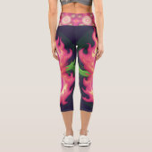 Geschmolzene Süßigkeiten Capri Leggings (Rückseite)