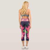 Geschmolzene Süßigkeiten Capri Leggings (Rückseite)