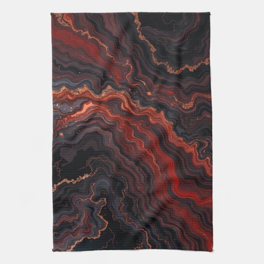 Geschmolzene Venen Geschirrtuch (Vertikal)