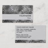 Geschmolzene Visitenkarte (Vorne/Hinten)