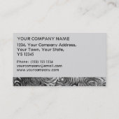 Geschmolzene Visitenkarte (Rückseite)