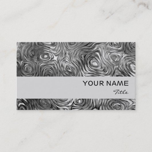 Geschmolzene Visitenkarte (Vorderseite)