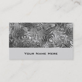 Geschmolzene Visitenkarte grau
