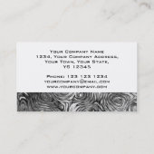 Geschmolzene Visitenkarte weiß (Rückseite)