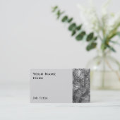 Geschmolzene Visitenkartenseite grau Visitenkarte (Stehend Vorderseite)