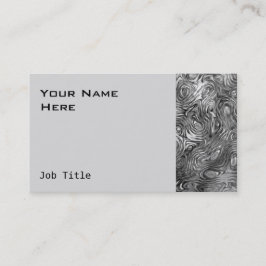 Geschmolzene Visitenkartenseite grau Visitenkarte