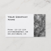 Geschmolzene Visitenkartenseite Visitenkarte (Rückseite)