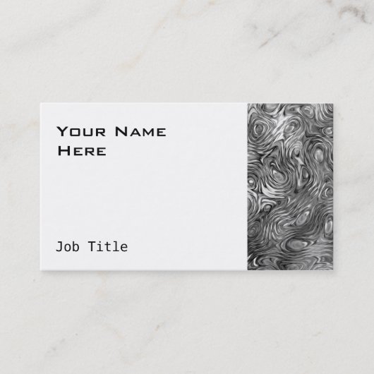 Geschmolzene Visitenkartenseite Visitenkarte (Vorderseite)