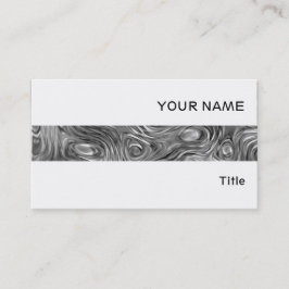 Geschmolzene Visitenkartenstreifen weiß Visitenkarte