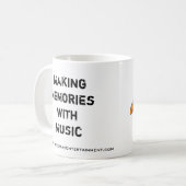 Geschmolzene Wachs-Logo-Tasse Kaffeetasse (Vorderseite Links)