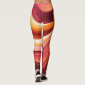 Geschmolzene Wellen Leggings (Rückseite)