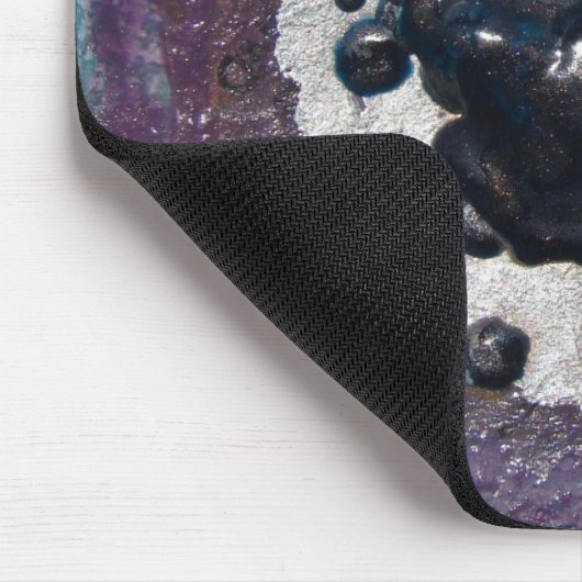 Geschmolzene Zeichenstift-Pfütze abstrakt Mousepad (Ecke)