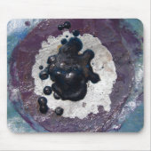 Geschmolzene Zeichenstift-Pfütze abstrakt Mousepad (Vorne)