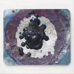 Geschmolzene Zeichenstift-Pfütze abstrakt Mousepad