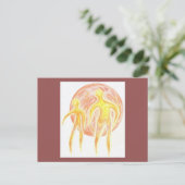 Geschmolzene Zeit / Außerirdischen / Planet Art SF Postkarte (Stehend Vorderseite)