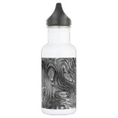 Geschmolzener Aluminium weiß Edelstahlflasche (Links)