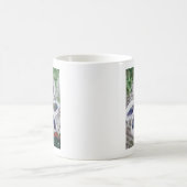 Geschmolzener Crayon-Blumendesign Kaffeetasse (Mittel)