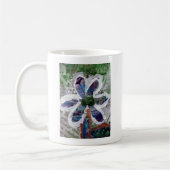 Geschmolzener Crayon-Blumendesign Kaffeetasse (Links)