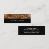Geschmolzener "Kupfer"-Ausdruck der Visitenkarte i (Vorne/Hinten)