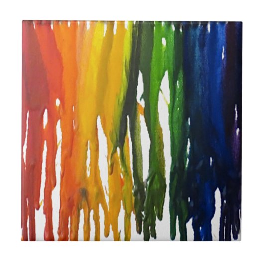 Geschmolzener Zeichenstift auf Kampagne Fliese (Vorderseite)