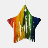 Geschmolzener Zeichenstift auf Kampagne Keramik Ornament (Rechts)