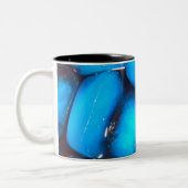 Geschmolzenes blaues Eis Zweifarbige Tasse (Links)