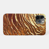 Geschmolzenes Gold Case-Mate iPhone Hülle (Rückseite (Horizontal))