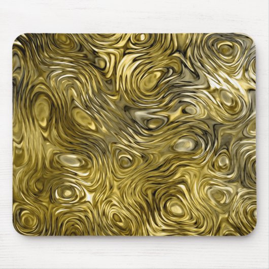 Geschmolzenes "Gold"-Druckmousepad Mousepad (Vorne)
